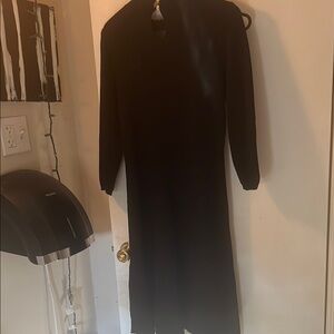 NWT Draper James Black Long Sleeve Sheath Dress